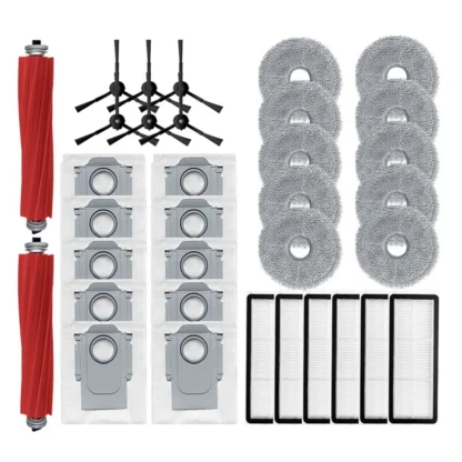 Piezas de repuesto para Roborock Qrevo Pro, Qrevo Maxv, Qrevo S, Qrevo Plus, filtro de cepillo lateral principal, mopa, bolsa de polvo