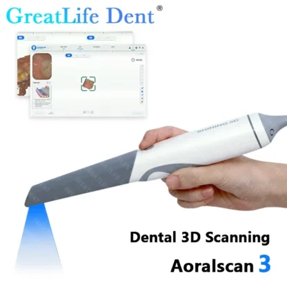 GreatLife Dent SHINING 3D Dental Aoralscan 3 escáner intraoral AI Scan Compatible con MAC-OS implante/ortodoncia/restauración