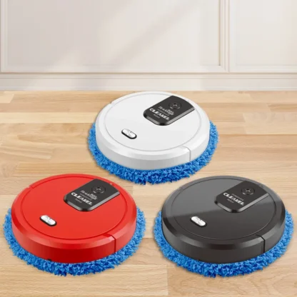 Robot aspirador 3 en 1 para el hogar y la Oficina, dispositivo de limpieza inteligente, inalámbrico, con carga USB, para barrer el suelo, novedad de 2024