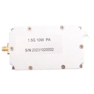 Amplificador RF PA 10W 1,5G amplificador de potencia RF de ganancia de 40DB para GPS Beidou de 1575MHZ 1,575G
