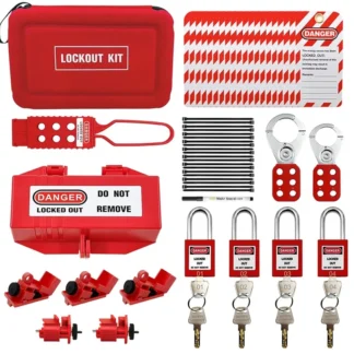 Lotokit-Kit eléctrico de bloqueo portátil para dispositivos industriales, Kit de candado profesional, 35 unidades