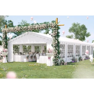 Tienda de fiesta de 20'X40', dosel de refugio para eventos de cenador al aire libre con bolsas de transporte, tienda de campaña resistente para bodas