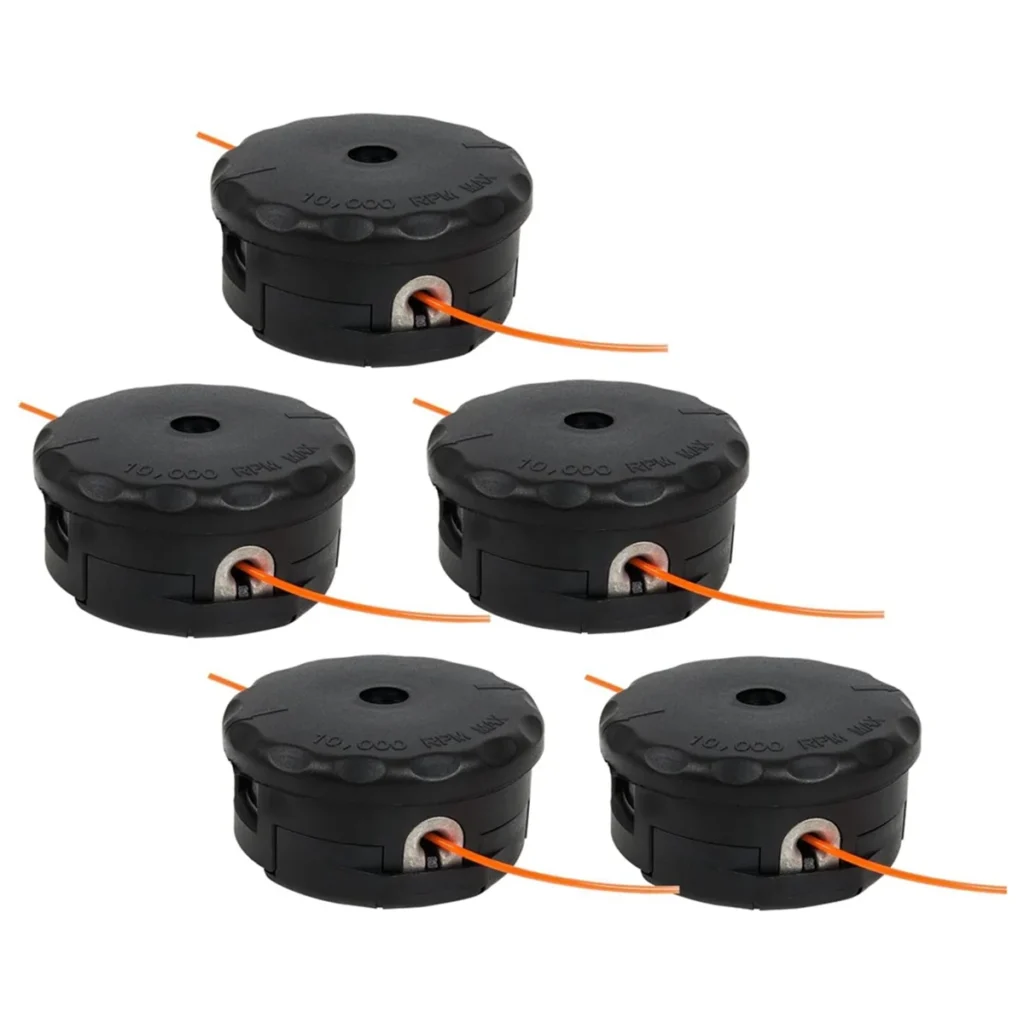 Cabezal de corte Universal para máquina de cortar hierba, recortadora Shindaiwa para Echo Speed Feed 400, SRM225, SRM210, SRM230, PAS225, PAS210, PAS211, 5 unidades