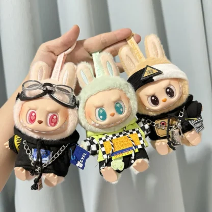 Ropa de muñeca de 17cm, traje de ídolo Labubu, trajes de vuelo de oso, accesorios de moda para Corea, Kpop Exo, ropa de fiesta sentado, regalos DIY