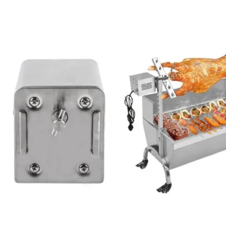 Herramienta eléctrica de acero inoxidable para cocinar, asador, asador, Motor para parrilla de barbacoa, cerdo, pollo, cordero, cocina de Camping, 220V
