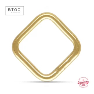 Anillos de salto cuadrados rellenos de oro de 14 quilates, anillos de salto rellenos de oro, anillos de salto a granel, anillo de salto abierto/cerrado, hallazgos de joyería de 6/8 mm