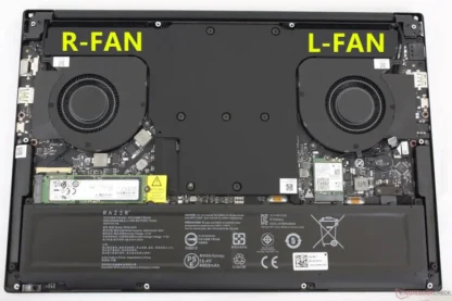 Ventilador de refrigeración avanzado para servidor, para 21 Razer Blade 14 RZ09-0370