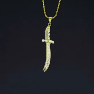 Collar con colgante de cuchillo gótico para hombre y mujer, gargantillas con diseño de daga, joyería de regalo para chico, accesorios de estilo Punk Kpop, novedad