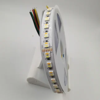 96Leds/M 5M DC24V tira de luz LED RGBCCT 5 en 1 cinta LED RGBWW temperatura ajustable 5050 SMD tira de luz LED 12MM PCB