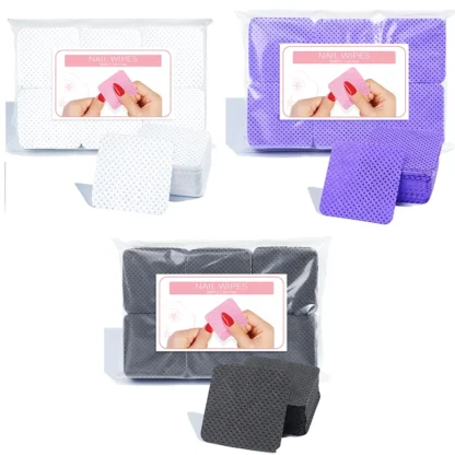 Toallitas de pegamento para pestañas sin pelusa para decoración de uñas, eliminador de esmalte de Gel de papel, limpieza del mes de la botella de pegamento, almohadillas de algodón, herramientas de limpieza de belleza