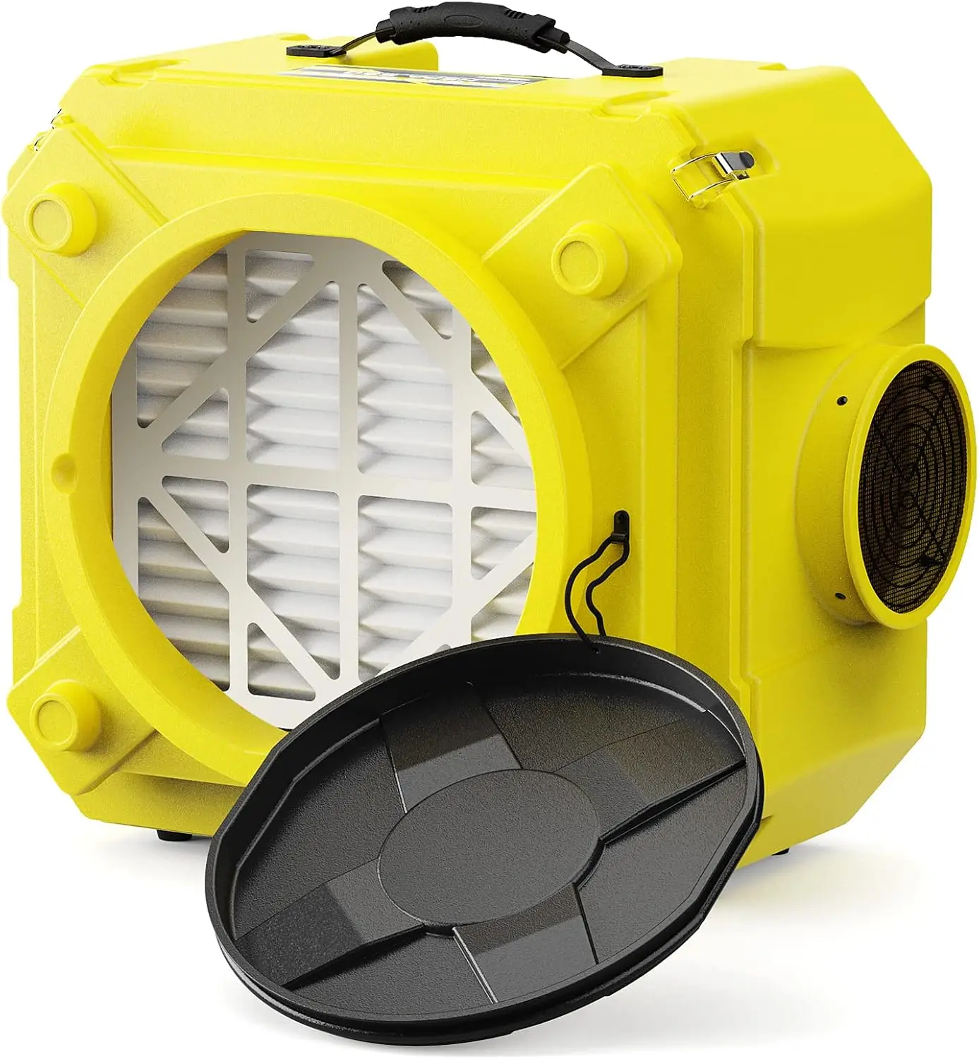 Depurador de aire con 3 etapas de filtración, máquina de aire negativo apilable para uso Industrial y comercial, aire resistente C