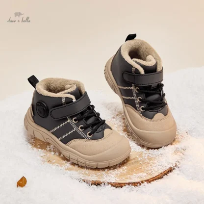 Zapatillas de deporte de invierno para niños, zapatos cálidos para correr, antideslizantes, informales, de Trekking, DB4241485