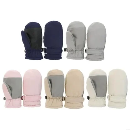 808E s guantes antideslizantes guantes nieve invierno impermeables a prueba viento Guantes Térmicos libre