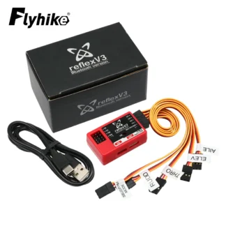 Controlador de vuelo fijo FMS Reflex V3, estabilizador giroscópico, Control remoto, Avión RC FMS Warbird, piezas de helicóptero giroscópico fijo