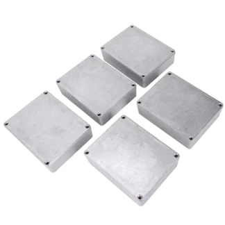 5 uds Pedal de efectos de guitarra caja de aluminio para Pedal de guitarra DIY Kit 1590BB