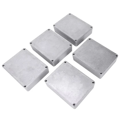 5 uds Pedal de efectos de guitarra caja de aluminio para Pedal de guitarra DIY Kit 1590BB