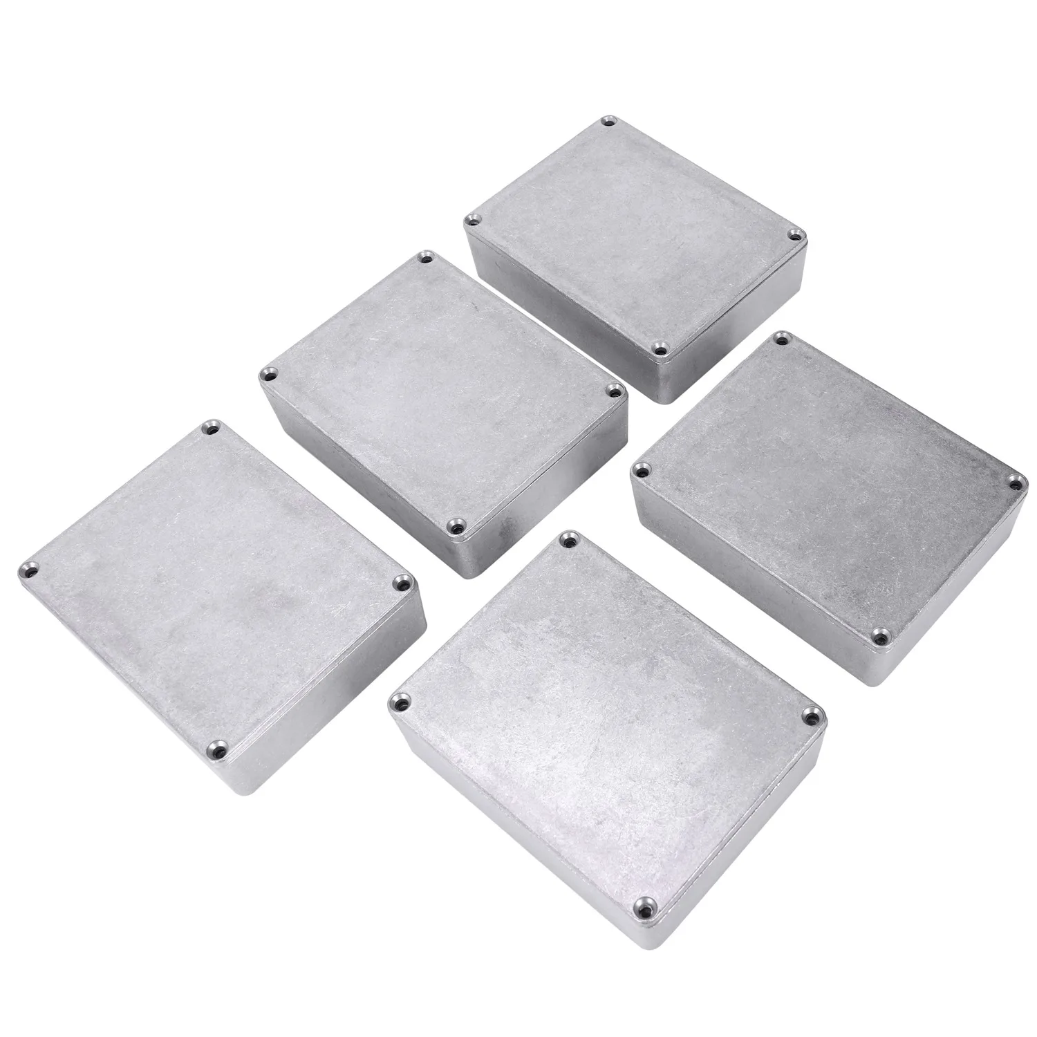 5 uds Pedal de efectos de guitarra caja de aluminio para Pedal de guitarra DIY Kit 1590BB
