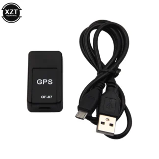 Mini rastreador GPS para coche, seguimiento en tiempo Real, Mini GF-07, localizador antirrobo y antipérdida, soporte magnético fuerte, posicionador de mensajes SIM