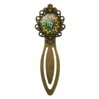 Marcapáginas de 12 Constelaciones de vidrio redondo 12 Zodiaco puro hecho a mano creación creativa para hombres y mujeres regalo adornos de joyería
