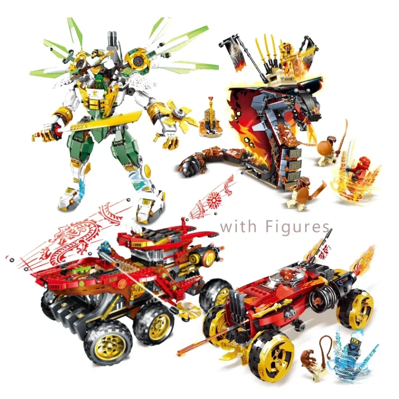 Bloques de construcción de Land Bounty Truck para niños, juguete de ladrillos para armar camión pititan Mech Fire Snake Bugs, ideal para regalo, código 70677, compatible con 70676 y 70674