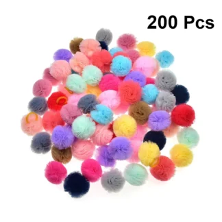 20 piezas banda para el pelo para mascotas, banda elástica para el pelo, lazo para el pelo, anillo para el pelo de tela para perros y cachorros (patrón mixto), lazo para el pelo para mascotas