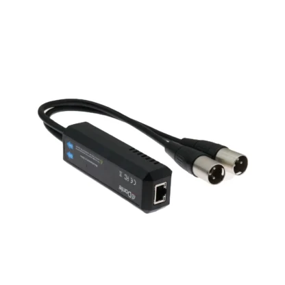 Adaptador convertidor Dongle de salida analógica Dante 2Ch