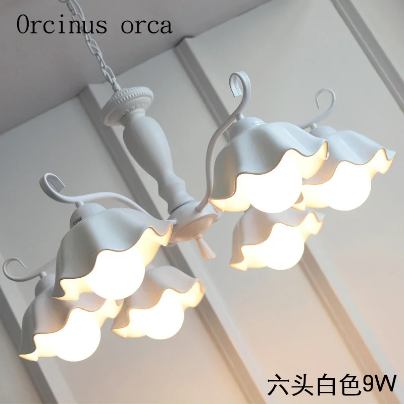 Candelabro coreano de cerámica para jardín, habitación de niños, lámparas nórdicas modernas minimalistas para sala de estar, comedor y cocina