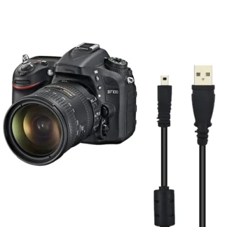 Cable de datos USB de 8 pines para cámara Nikon D7200, D3200, D5500, D5100, D5200, D7100, P7100, Pentax, Panasonic y SONY