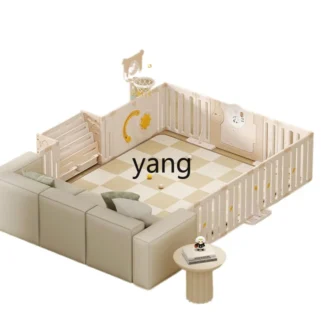 CX rejilla protectora para suelo de bebé, valla de juego para niños, sala de estar, hogar interior integrado de tres lados