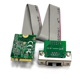 Tarjeta de red Ethernet LAN RTL8125B, Llave A + E, 2,5G, Control Industrial, 2 Gigabit