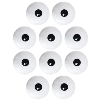 10 Uds pegatinas de Halloween globo ocular globos divertidos fiesta Navidad escena decorativa novia grande