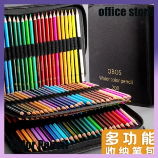 Lápiz de colores profesional para pintar a mano, lápices de madera oleosos, pincel de boceto, útiles escolares, papelería, 48-200 colores
