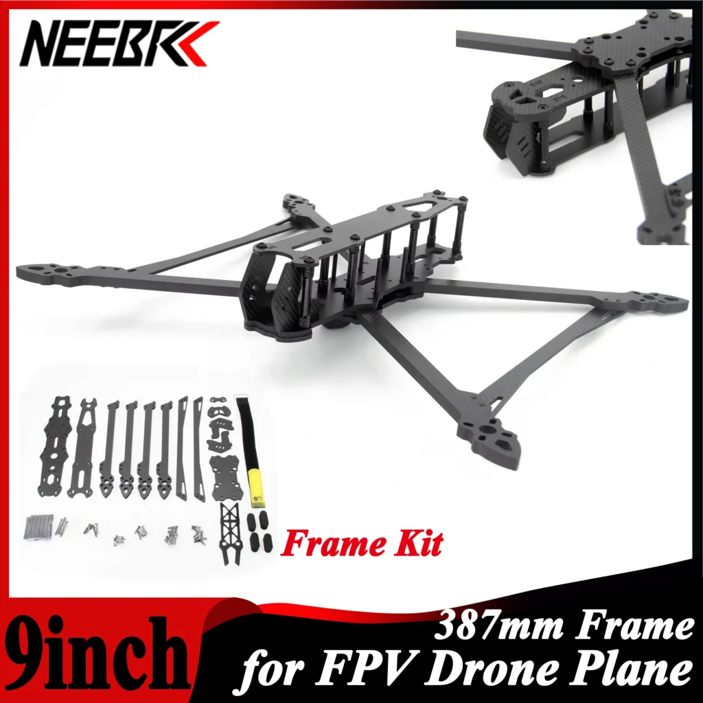Mark4 V2 Kit de marco de fibra de carbono de 9 pulgadas 387mm para Dron RC FPV Quadcopter avión de carreras X-CLASS piezas de modelo duraderas de largo alcance