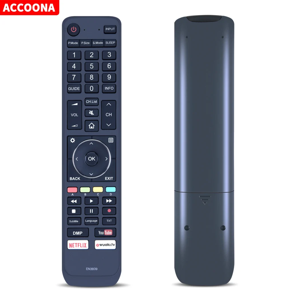 Mando a distancia EN3D39 para HISENSE TV, EN3G39, EN3H39, H45N5750, H50N5900, H50N6800, H55N6800