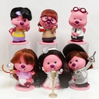 Caja ciega Original de la serie Pop Mart Zanmang Loopy'S Moments, decoración de escritorio, modelo de juguetes, adornos, regalo de cumpleaños para el Día de San Valentín