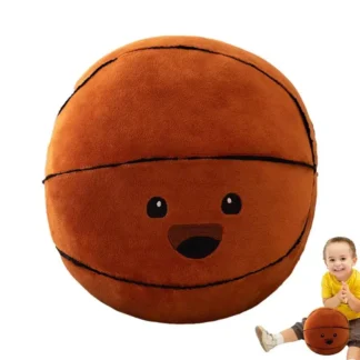 Juguete de peluche de fútbol para niños, almohadas esponjosas de bola, lindas muñecas de peluche de dibujos animados, almohadas suaves y esponjosas para niños, regalos para el hogar
