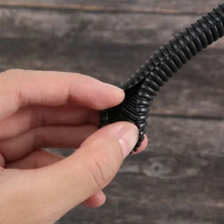 Tubo de polietileno de conducto de alambre dividido de 25 pies Tubo de manga de color negro