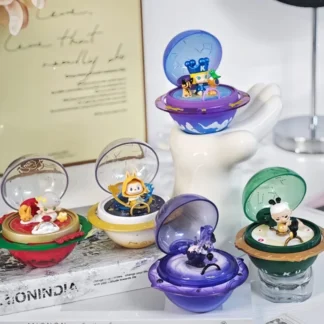 Figuras originales de Skullpanda, caja romántica de 3 Series, Labubu, Chaka, Molly, Dimoo, sino, Jelly, Hacipupu, modelos de juguete de colección, gran oferta