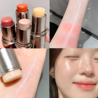 Iluminador de contorno facial resistente al agua, barra de rubor brillante, hidratante de larga duración, ilumina el contorno, cosméticos