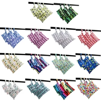 Bolsa pañales bolsillo colgante N80C, bolsa almacenamiento, almohadilla sanitaria reutilizable portátil