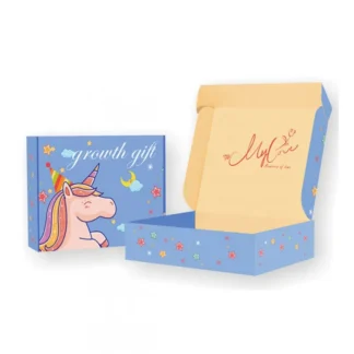 Cajas de embalaje de camisa de producto personalizado, paquete de papel brillante pequeño, compartimento plegable corrugado personalizado, caja de papel grueso con registro