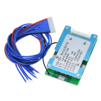 Placa de protección de batería de litio 18650 con equilibrio incorporado, Control de temperatura, 10S, 42V, 15A, para celda de polímero BMS