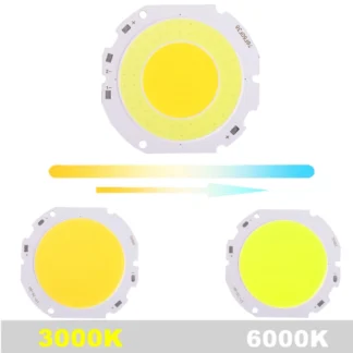 Chip COB LED Ultra brillante de alta potencia, fuente de luz DC30V150V 50W, blanco cálido para bricolaje, bombillas de luz de inundación, lámpara de bombilla