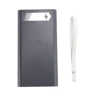 Estuche de batería de carga, caja de almacenamiento de batería sin soldadura, bricolaje, T12 con luz 18650, 12x18650