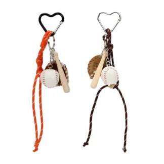 Charm versátil para bolsa béisbol nailon en colores vivos para mochilas y carteras