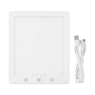 Lámpara solar UV Light Remedy - Lámpara de terapia de atenuación de 10000 Lux para el refuerzo del estado de ánimo del sueño, para uso en la oficina, diseño ABS/PC