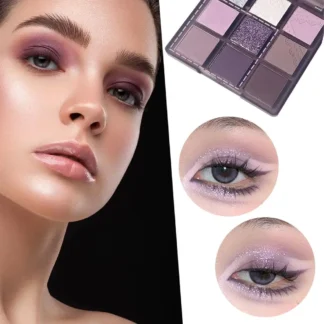 Paleta de sombra de ojos Dream Girl Punk Smokey encaje púrpura tono mate brillo sombra fresca maquillaje cosmético resalta las mujeres Corea O0b8