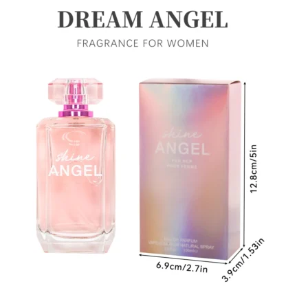 SHINE ANGEL-Perfume de larga duración para mujer, fragancia EDP de 3,4 onzas, Eau de Parfum, paquete de 1