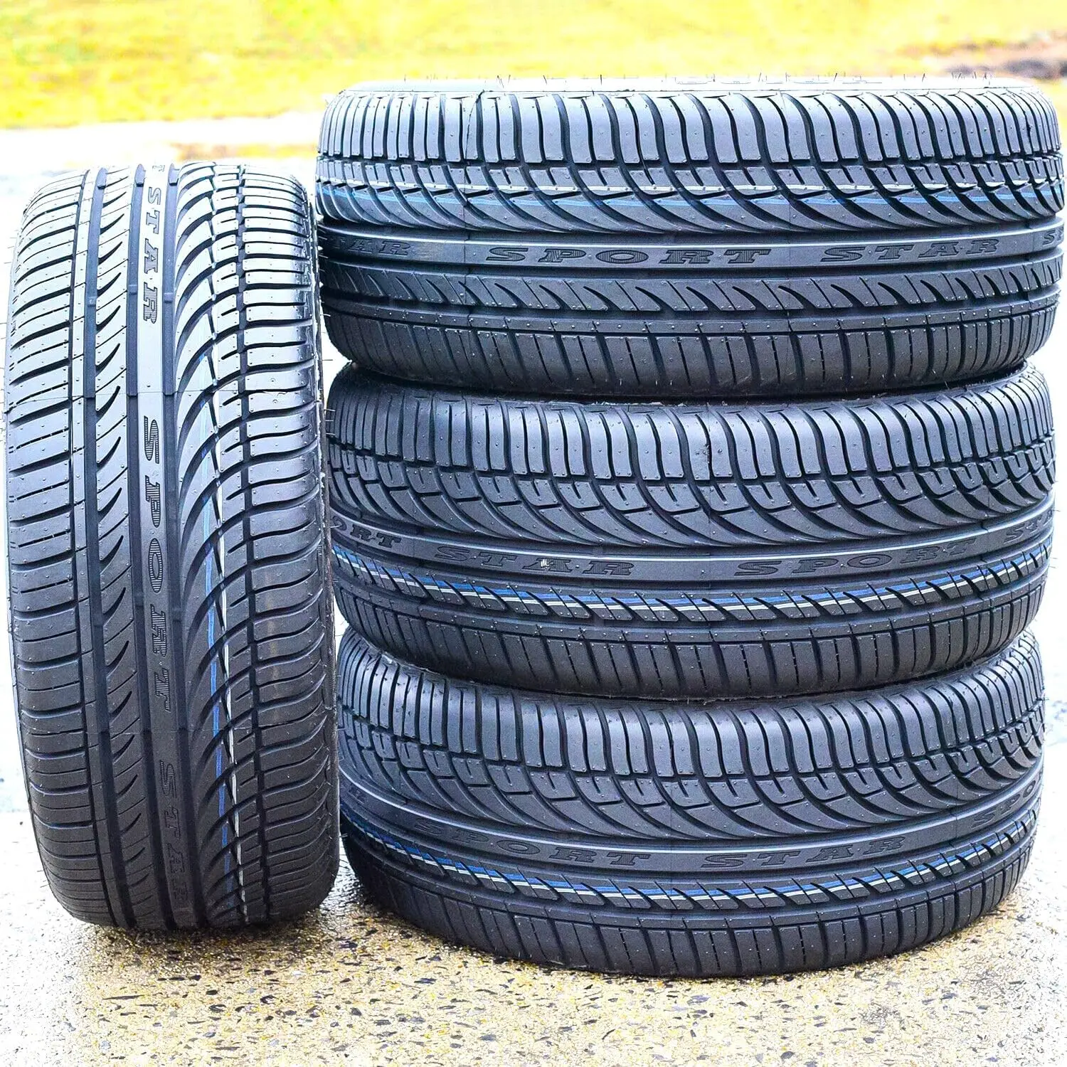 Juego de 4 neumáticos radiales para todas las estaciones 215/60R16, rango de carga de 99 V XL, 4 capas BSW, UTQG 380AA