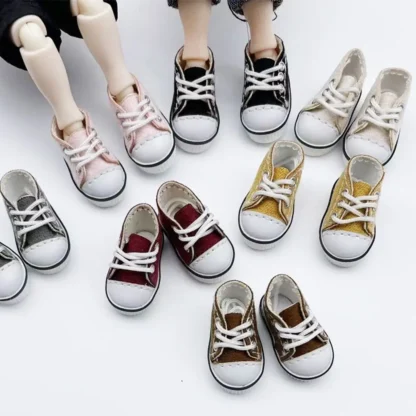 Zapatos de lona OB11 Obitsu11 para muñecas Bjd, zapatillas de moda para muñecas Bjd, accesorios de ropa, zapatos de vestir informales, juguetes para niños, 1/12